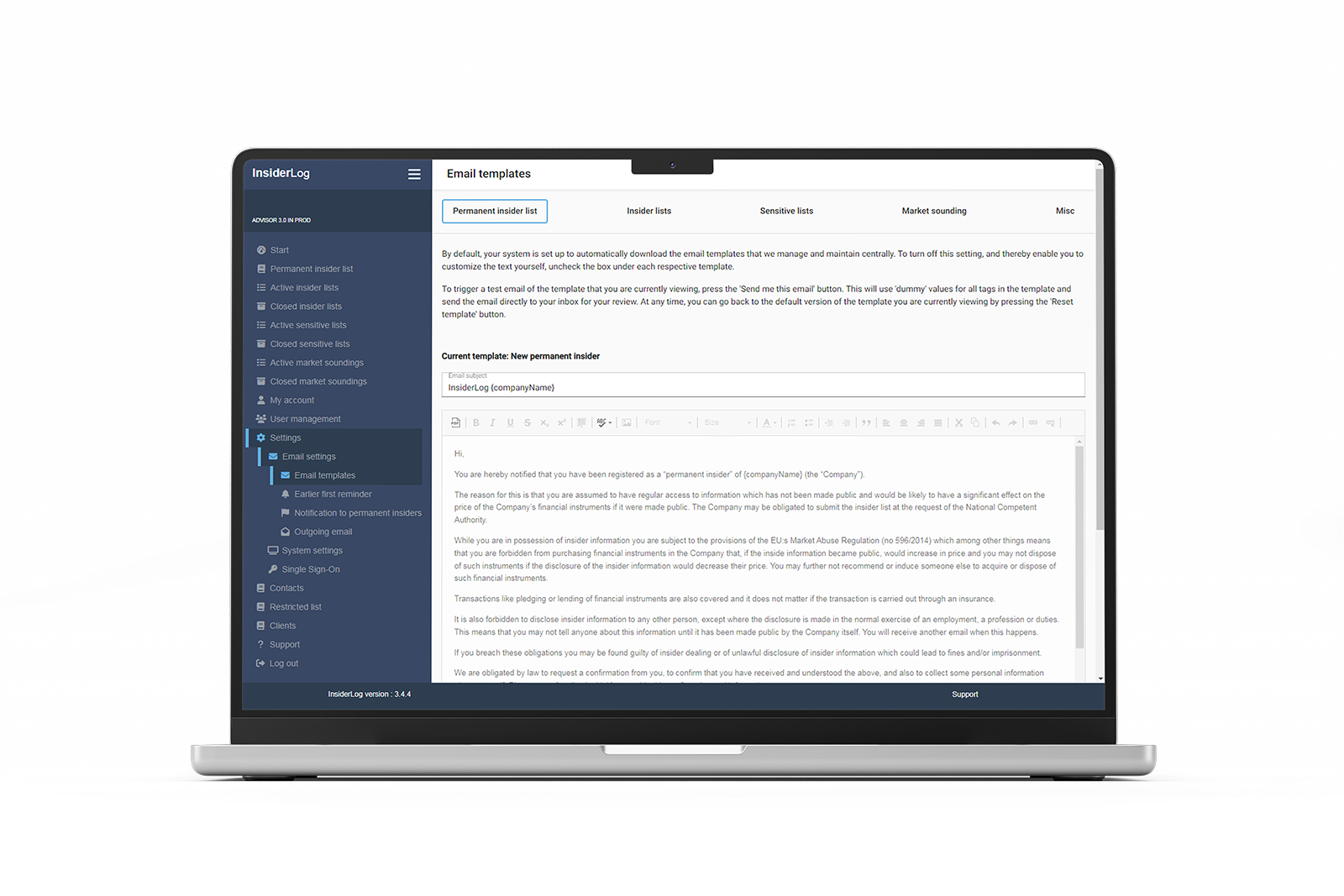 Data gathering & notifications