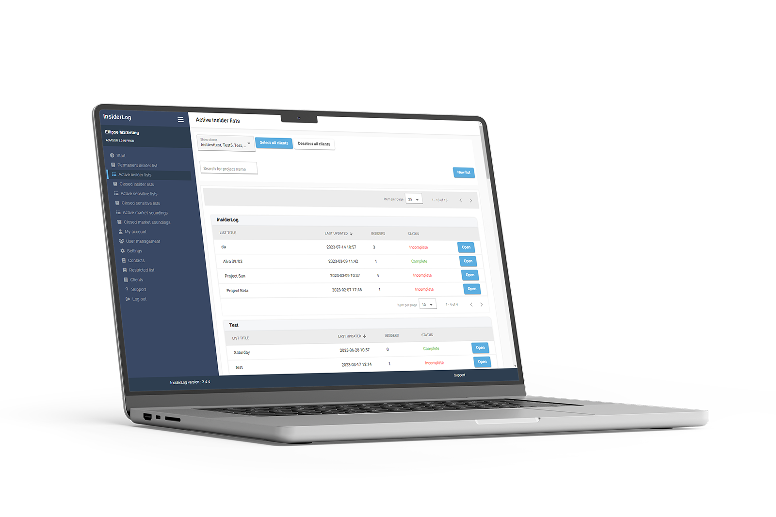 Versioning & audit trail